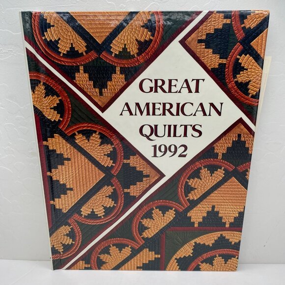 Vintage 1992 Great American Quilts Sandra L O'Brien Hardcover Quilt Book Pattern - Picture 1 of 14